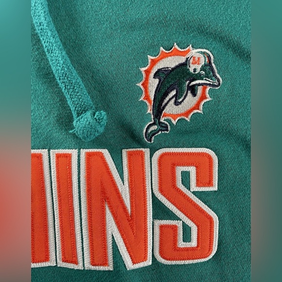 Miami Dolphins NFL Hoodie Full Zip Sweatshirt Men’s XL Embroidered, Pockets - Picture 3 of 11